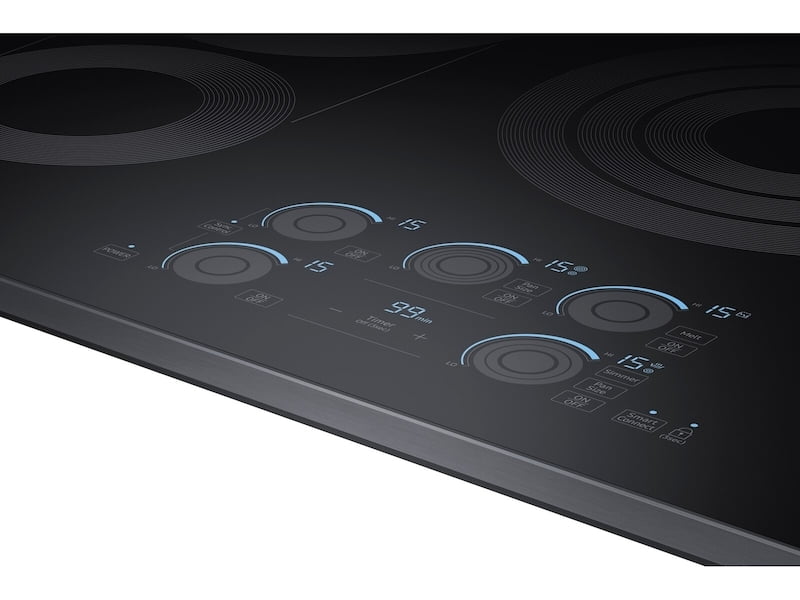 Samsung NZ36K7570RG 36" Electric Cooktop With Sync Elements In Black Stainless Steel