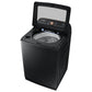 Samsung WA55A7700AV 5.5 Cu. Ft. Extra-Large Capacity Smart Top Load Washer With Auto Dispense System In Brushed Black