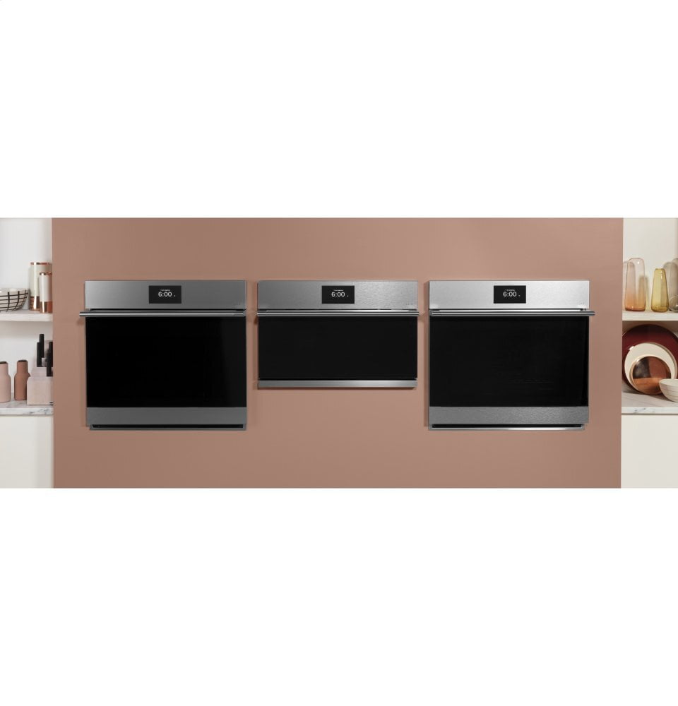 Cafe CKS70DM2NS5 Café 27" Smart Single Wall Oven With Convection In Platinum Glass