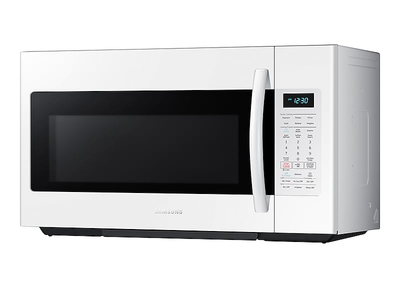 Samsung ME18H704SFW 1.8 Cu. Ft. Over-The-Range Microwave With Sensor Cooking In White