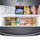 Samsung RF28T5F01SG 28 Cu. Ft. 3-Door French Door Refrigerator With Family Hub™ In Black Stainless Steel