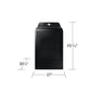 Samsung DVG47CG3500V 7.4 Cu. Ft. Smart Gas Dryer With Sensor Dry In Brushed Black