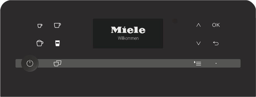 Miele CM5310 SILENCE RED  Countertop Coffee Machine With Onetouch For Two For The Ultimate In Coffee Enjoyment.