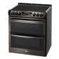 Lg LTE4815BD 7.3 Cu. Ft. Smart Wi-Fi Enabled Electric Double Oven Slide-In Range With Probake Convection® And Easyclean®