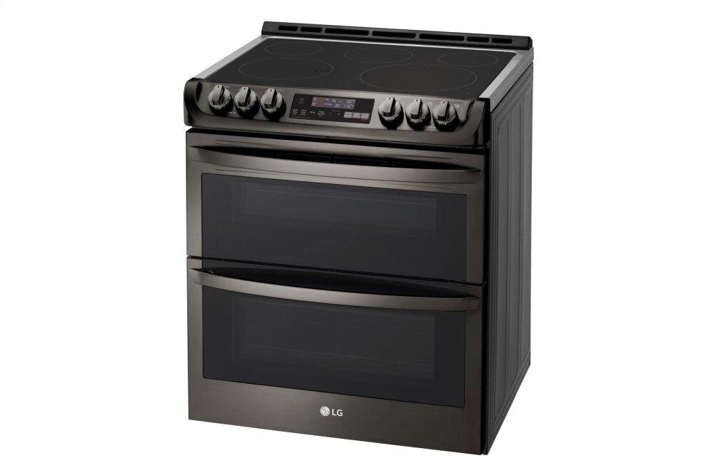 Lg LTE4815BD 7.3 Cu. Ft. Smart Wi-Fi Enabled Electric Double Oven Slide-In Range With Probake Convection® And Easyclean®