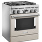 Kitchenaid KFDC500JMH Kitchenaid® 30'' Smart Commercial-Style Dual Fuel Range With 4 Burners - Milkshake