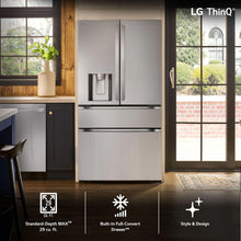 Lg LF29H8330S 29 Cu. Ft. Smart Standard-Depth Max™ 4-Door French Door Refrigerator With Full-Convert Drawer™