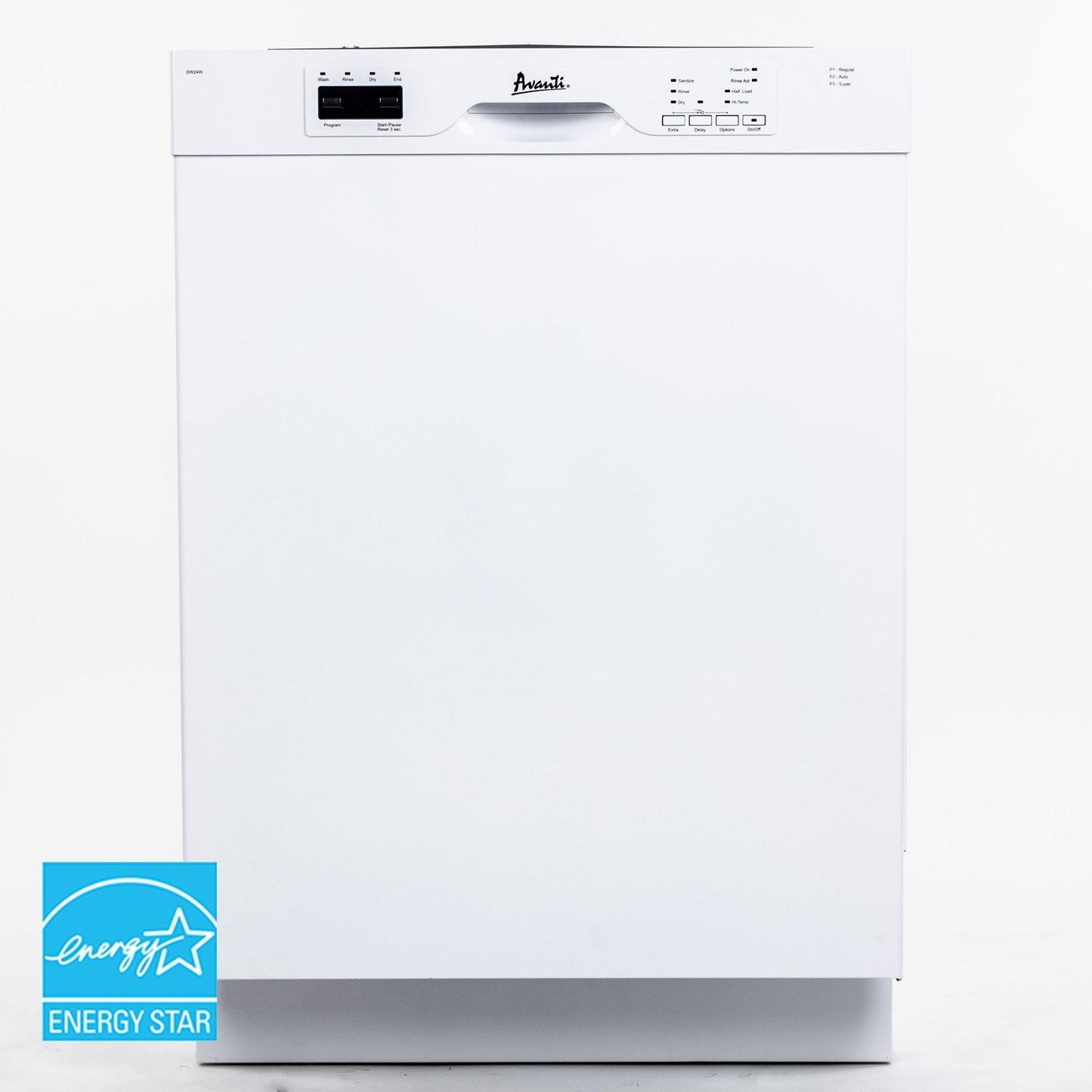 Avanti DWF24V0W 24" Built In Dishwasher