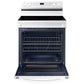 Samsung NE63A6111SW 6.3 Cu. Ft. Smart Freestanding Electric Range With Steam Clean In White