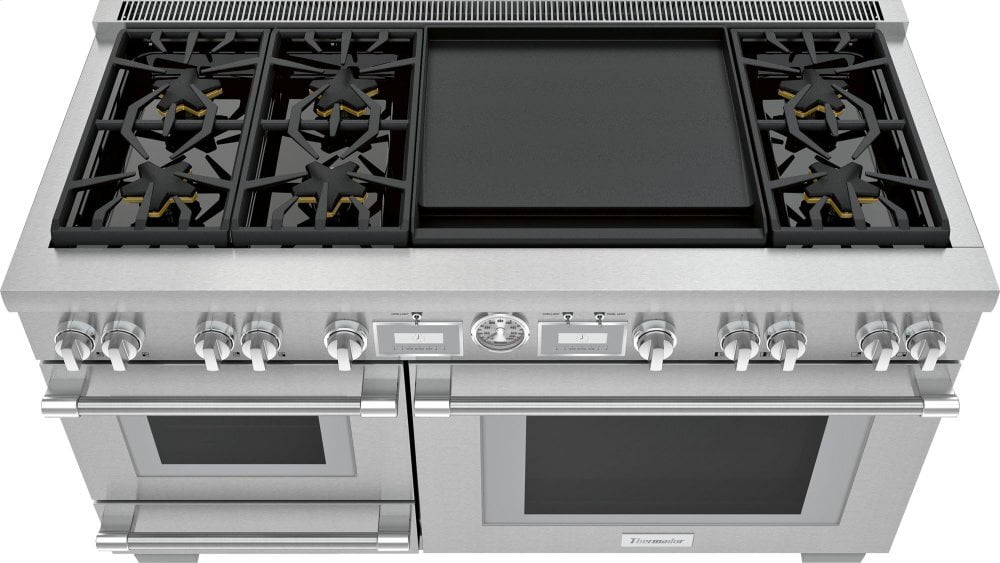 Thermador PRD606WESG 60-Inch Pro Grand® Commercial Depth Dual Fuel Steam Range