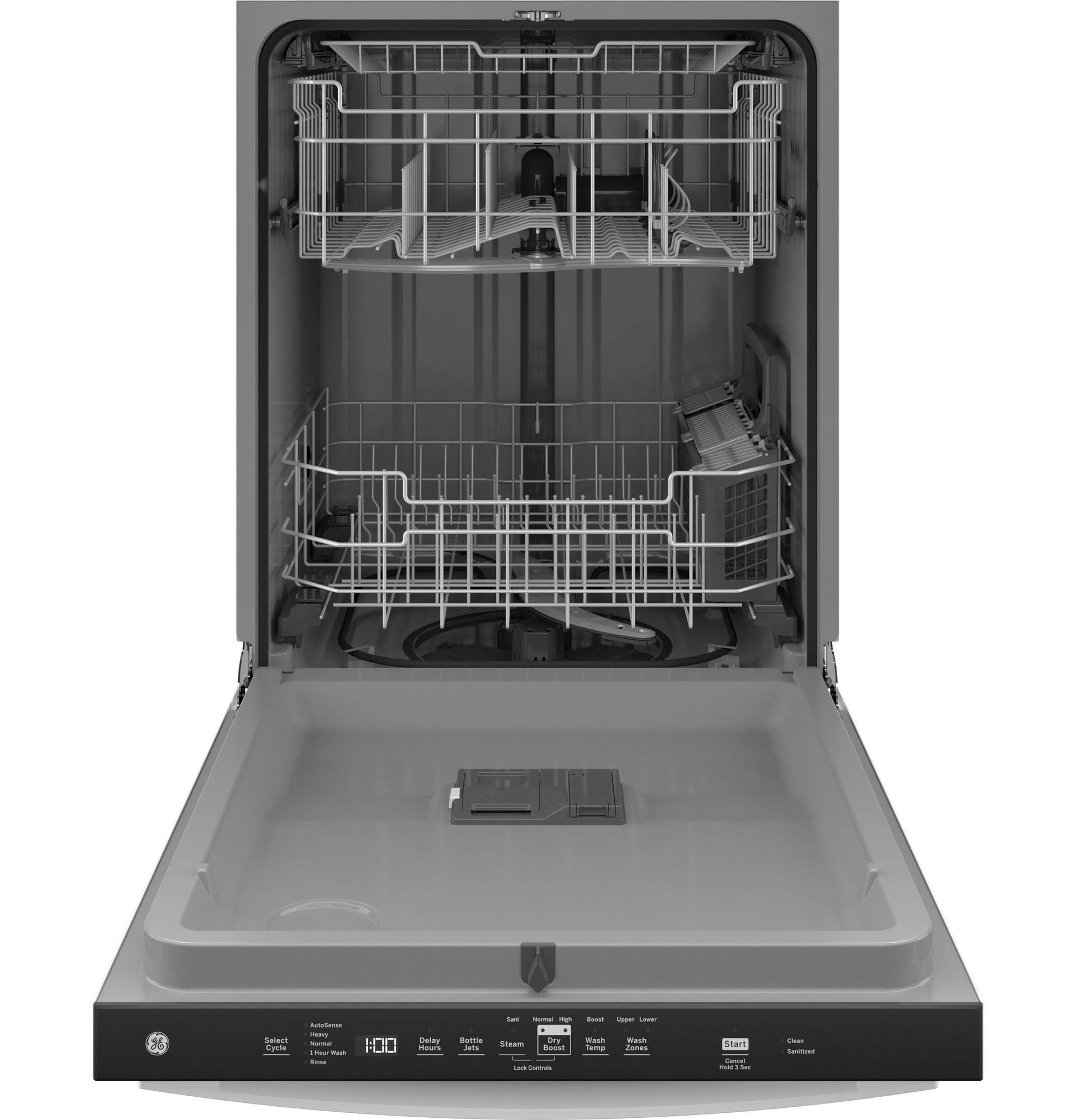 Ge Appliances GDT630PGRWW Ge® Top Control With Plastic Interior Dishwasher With Sanitize Cycle & Dry Boost