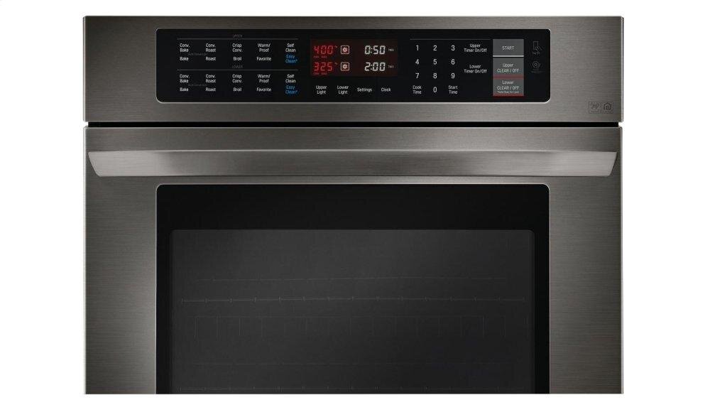 Lg LWD3063BD Lg Black Stainless Steel Series 9.4 Cu. Ft Total Capacity Double Wall Oven