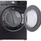 Samsung DVE51CG8000V 7.5 Cu. Ft. Smart Electric Dryer With Sensor Dry In Brushed Black
