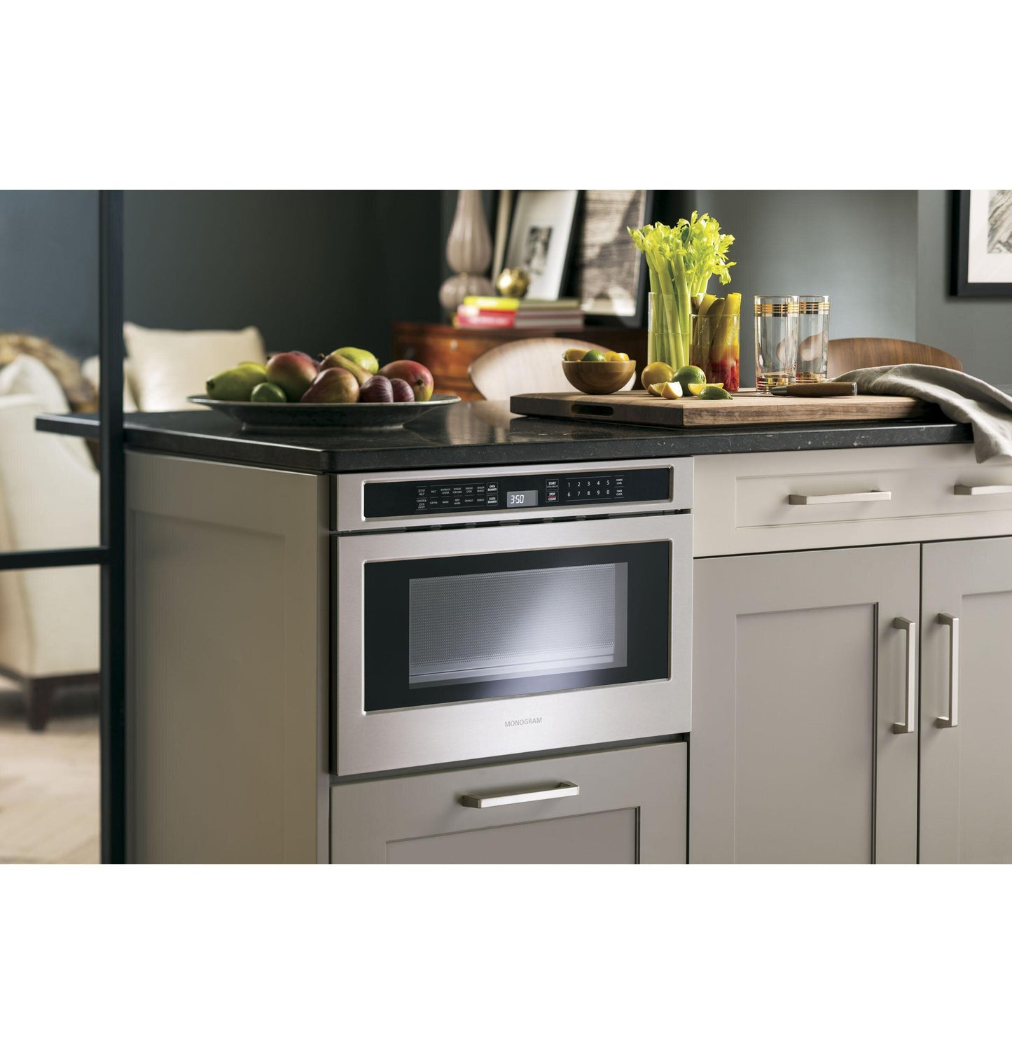 Monogram ZWL1126SJSS Monogram 1.2 Cu. Ft. Drawer Microwave