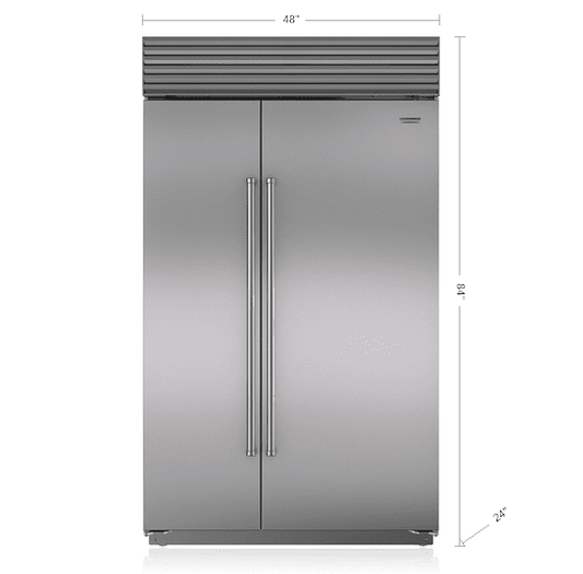 Sub-Zero BI48SIDSTH 48" Classic Side-By-Side Refrigerator/Freezer With Internal Dispenser