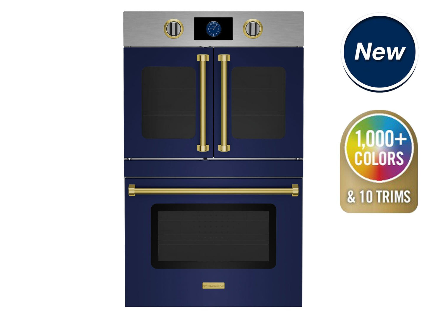 Bluestar BSDEWO30SDV3 30" Double Electric Wall Oven With French & Drop Down Doors