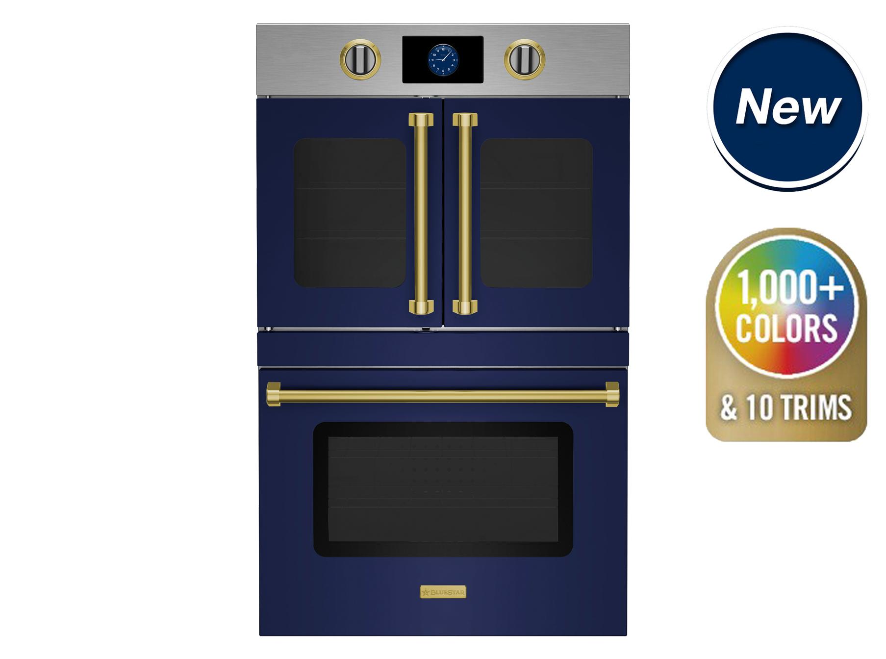 Bluestar BSDEWO30SDV3 30" Double Electric Wall Oven With French & Drop Down Doors