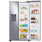 Samsung RS27T5201SR 27.4 Cu. Ft. Smart Side-By-Side Refrigerator With Large Capacity In Stainless Steel