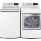 Lg DLGX7901WE 7.3 Cu. Ft. Ultra Large Capacity Smart Wi-Fi Enabled Rear Control Gas Dryer With Turbosteam™