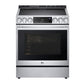 Lg LSES6338F Lg Studio 6.3 Cu. Ft. Instaview® Electric Slide-In Range With Probake Convection® And Air Fry