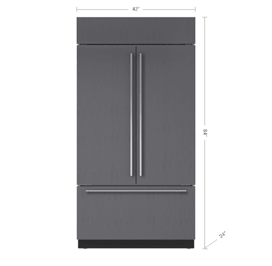 Sub-Zero BI42UFDO 42" Classic French Door Refrigerator/Freezer - Panel Ready