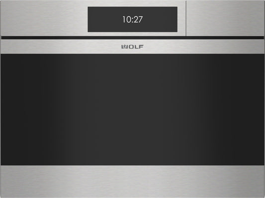 Wolf CSO2450CMS 24" M Series Contemporary Stainless Steel Handleless Convection Steam Oven
