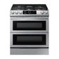 Samsung NX60T8751SS 6.0 Cu. Ft. Flex Duo™ Front Control Slide-In Gas Range With Smart Dial, Air Fry & Wi-Fi In Stainless Steel