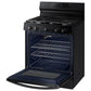Samsung NX60A6111SB 6.0 Cu. Ft. Smart Freestanding Gas Range With Integrated Griddle In Black