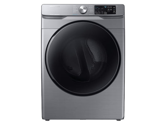 Samsung DVG45R6100P 7.5 Cu. Ft. Gas Dryer With Steam Sanitize+ In Platinum