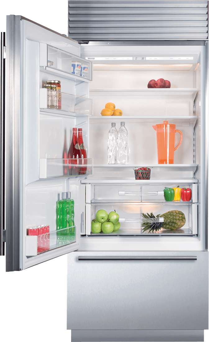 Sub-Zero BI30UOLH 30" Classic Over-And-Under Refrigerator/Freezer - Panel Ready