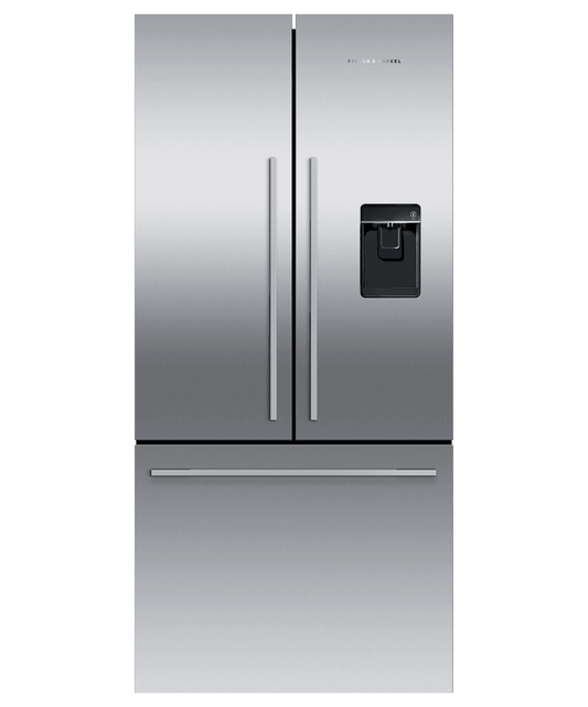 Fisher & Paykel RF170ADUSX4N Freestanding French Door Refrigerator Freezer, 32", 17 Cu Ft, Ice & Water