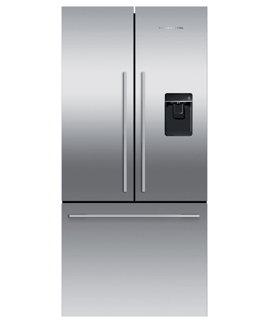 Fisher & Paykel RF170ADUSX4N Freestanding French Door Refrigerator Freezer, 32", 17 Cu Ft, Ice & Water