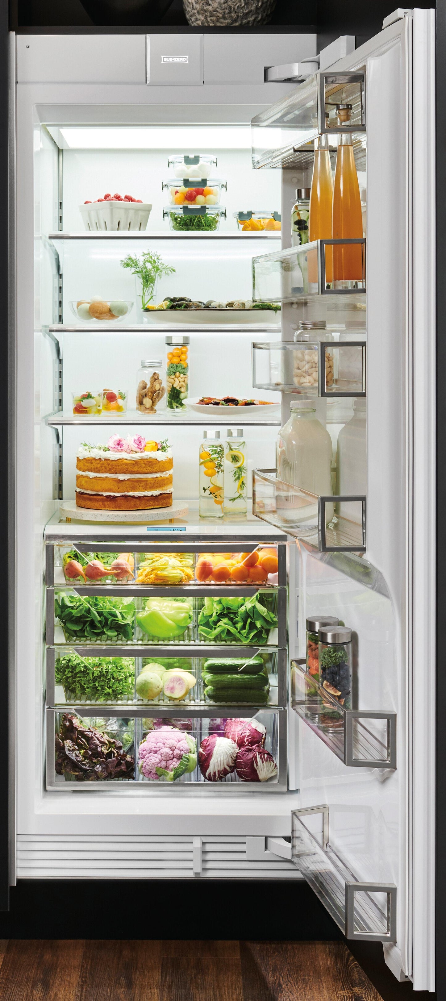 Sub-Zero DEC3050RL 30" Designer Column Refrigerator - Panel Ready