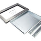 Kitchenaid MK2220AZ Countertop Microwave Trim Kit, Anti-Fingerprint Stainless Steel - Fingerprint Resistant Stainless Steel