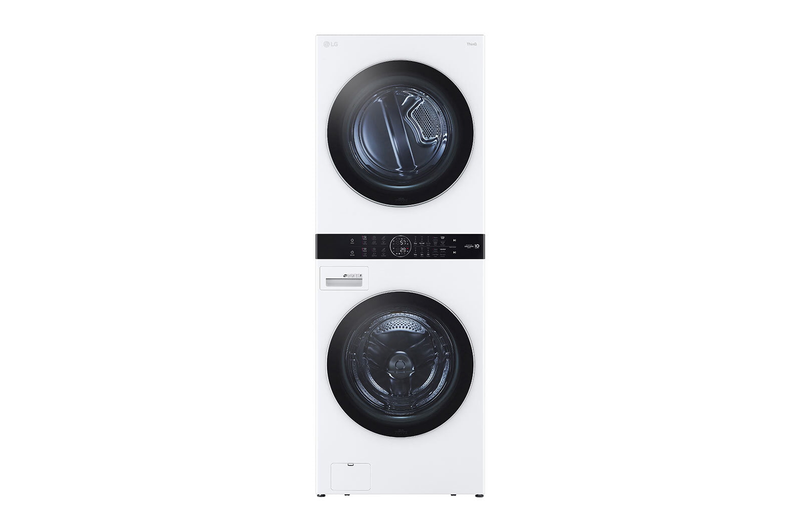 Lg WKEX200HWA Single Unit Front Load Lg Washtower™ With Center Control™ 4.5 Cu. Ft. Washer And 7.4 Cu. Ft. Electric Dryer