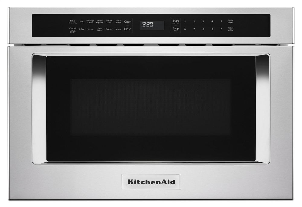 Kitchenaid KMBD104GSS 24" Under-Counter Microwave Oven Drawer - Stainless Steel