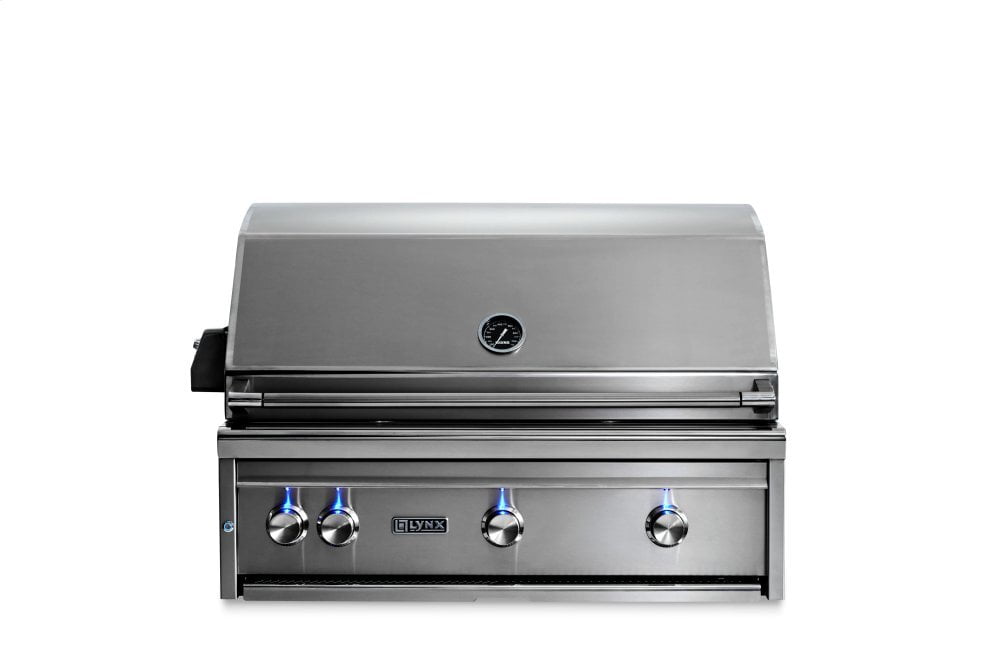Lynx L36TRNG 36" Lynx Professional Built In Grill With 1 Trident And 2 Ceramic Burners And Rotisserie, Ng