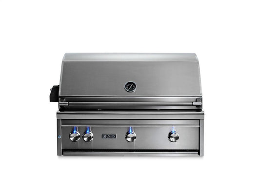 Lynx L36R3LP 36" Lynx Professional Built In Grill With 3 Ceramic Burners And Rotisserie, Lp