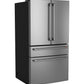 Cafe CGE29DP2TS1 Café™ Energy Star® 28.7 Cu. Ft. Smart 4-Door French-Door Refrigerator With Dual-Dispense Autofill Pitcher