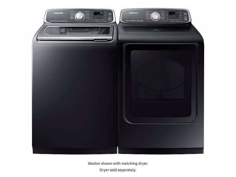 Samsung WA52M7750AV 5.2 Cu. Ft. Activewash™ Top Load Washer In Black Stainless Steel