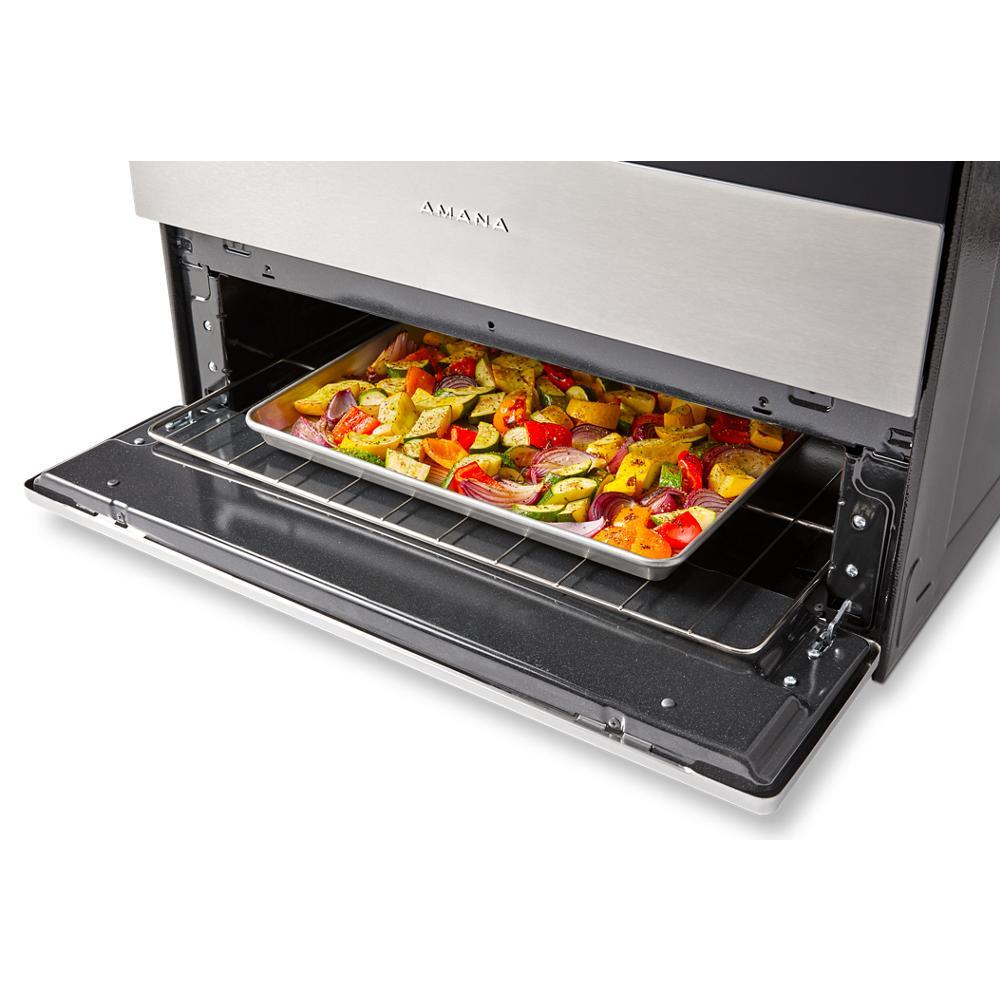 Amana AGR4203MNS Amana® 30-Inch Gas Range With Easy-Clean Glass Door