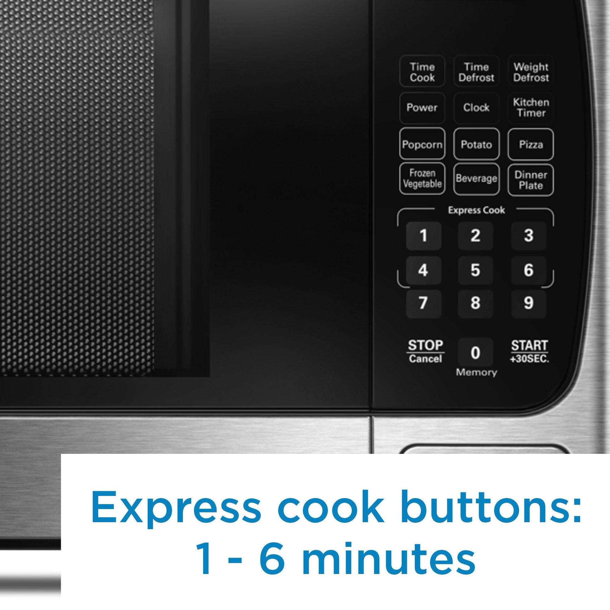 Danby DBMW0924BBS Danby 0.9 Cu Ft. Stainless Steel Microwave With Convenience Cooking Controls