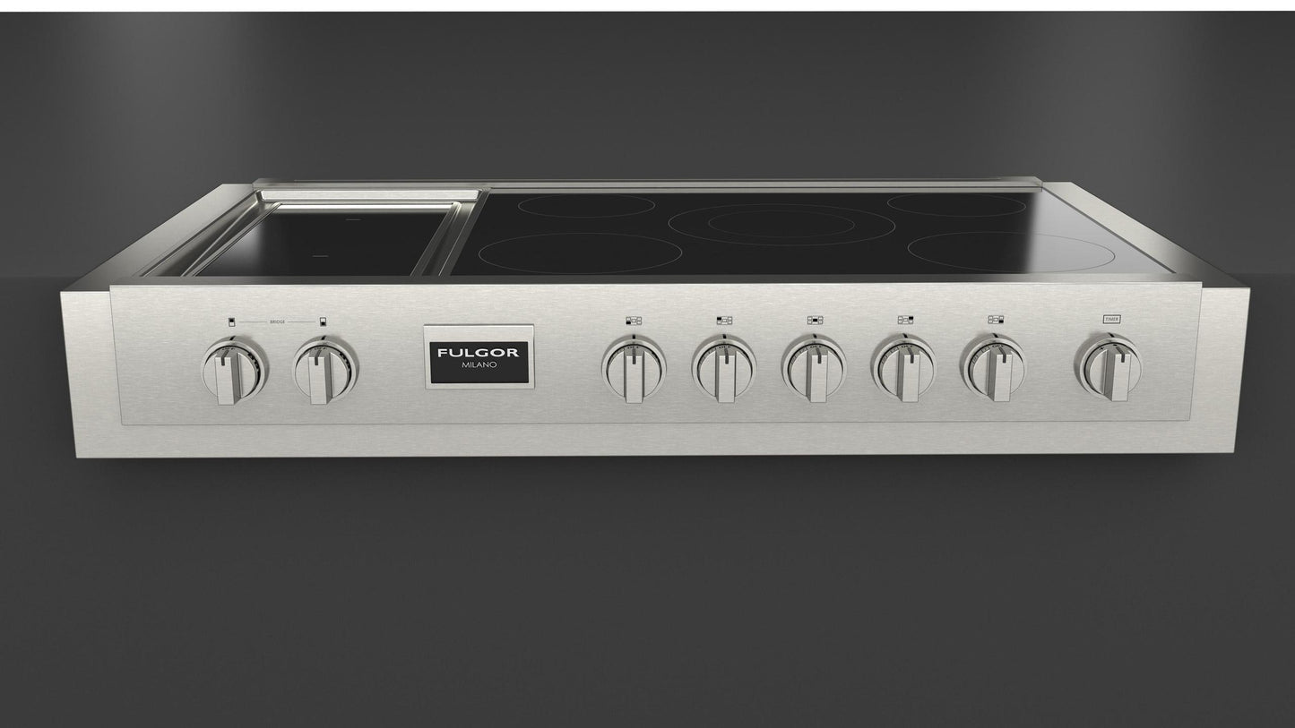Fulgor Milano F6IRT485GS1 Sofia 48" Pro Induction Rangetop With Griddle