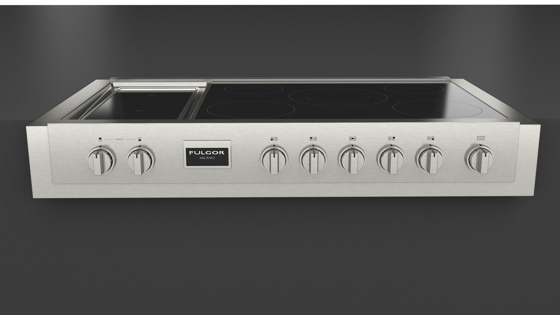 Fulgor Milano F6IRT485GS1 Sofia 48" Pro Induction Rangetop With Griddle