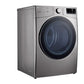 Lg DLG3601V 7.4 Cu. Ft. Ultra Large Capacity Smart Wi-Fi Enabled Front Load Gas Dryer With Built-In Intelligence