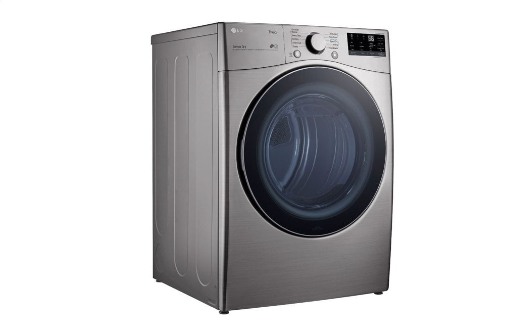 Lg DLG3601V 7.4 Cu. Ft. Ultra Large Capacity Smart Wi-Fi Enabled Front Load Gas Dryer With Built-In Intelligence