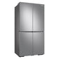 Samsung RF23A9671SR 23 Cu. Ft. Smart Counter Depth 4-Door Flex™ Refrigerator With Beverage Center And Dual Ice Maker In Stainless Steel
