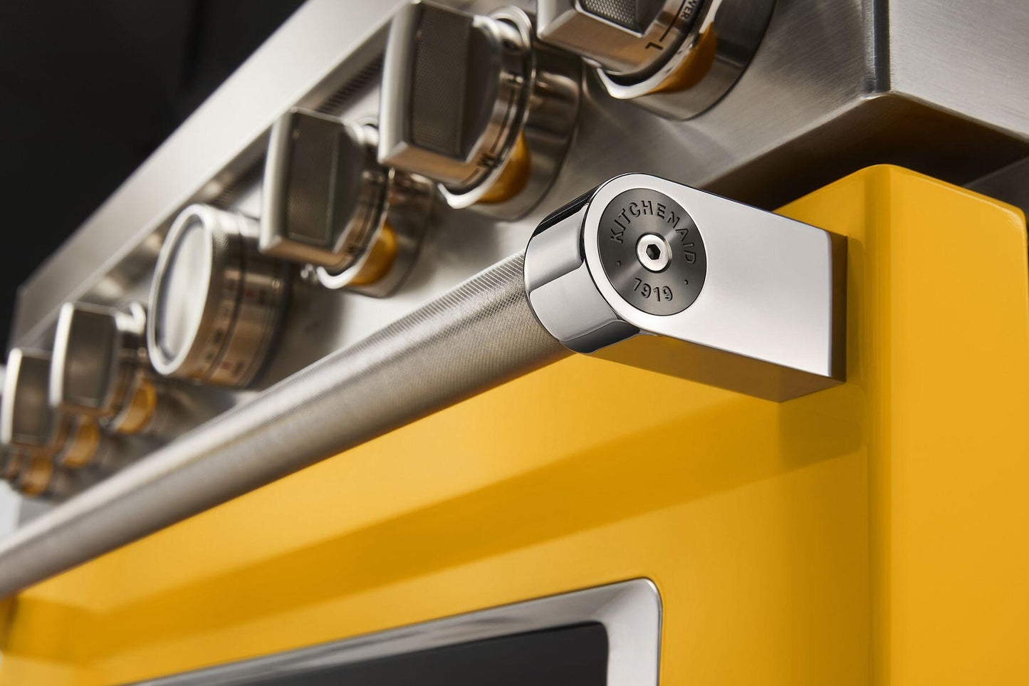 Kitchenaid W11368841BO Kitchenaid® Commercial-Style Range Handle Medallion Kit - Black