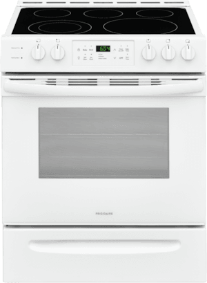Frigidaire FFEH3054UW Frigidaire 30'' Front Control Freestanding Electric Range