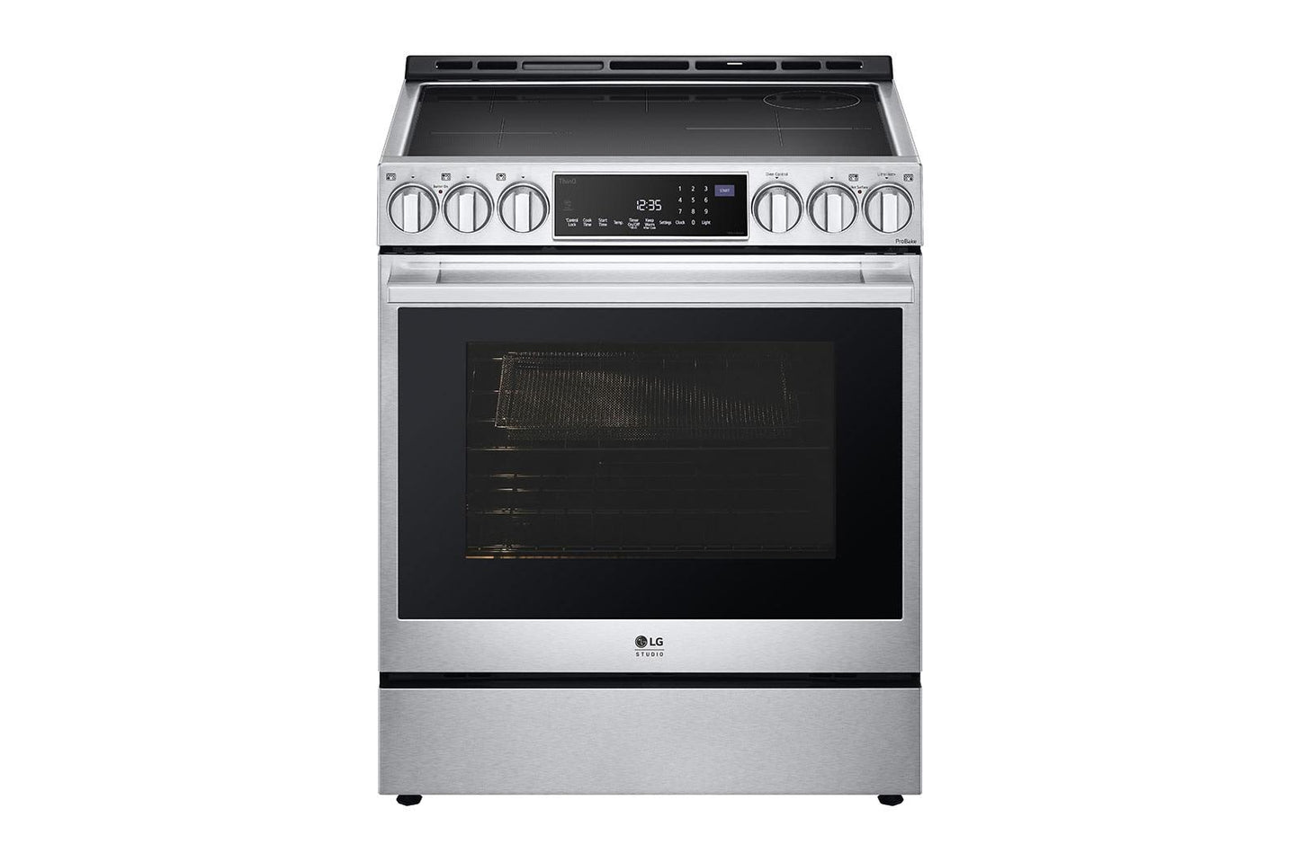 Lg LSIS6338F Lg Studio 6.3 Cu. Ft. Instaview® Induction Slide-In Range With Air Fry And Air Sous Vide